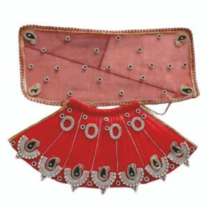 Red Color Laddu Gopal Dress